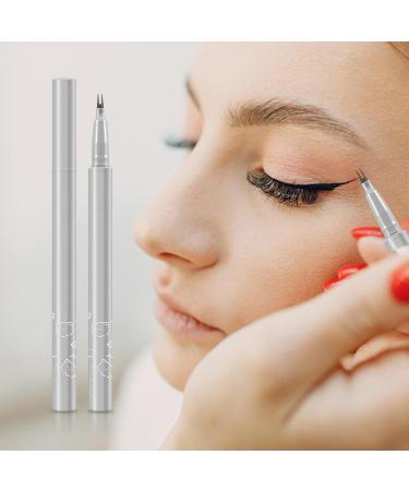 Eye Liner Pencil Double Tip Eyelash Liner Eye Pencil Waterproof Long Lasting Black Make Up Pens Lower Eyelash Pencil for Women Makeup Adults Gray Brown - Buy Online on GoSupps.com
