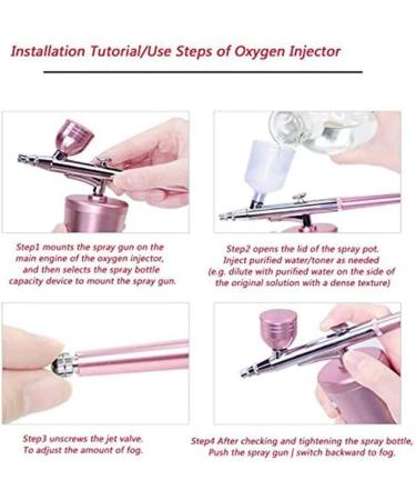 Oxygen Injection Device High-Pressure Oxygen-Assisted Nano-Spray Water Replenishment Household Spray Gun Handheld Type Water Oxygen Meter Beauty Salon Portable Gifts for Women - Buy Online on GoSupps.com