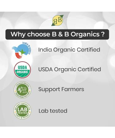 B&B Organics Pearl Millet (Bajra/Kambu) - 500g | Indian Millet, Gluten Free, Whole Grain | USDA Certified - Buy Online on GoSupps.com