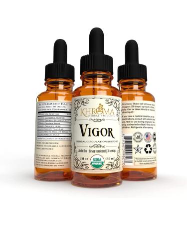 Vigor Organic Circulation Complex - Powerful Circulatory Support - 2 oz Liquid - 30 Servings - Buy Online on GoSupps.com