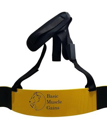 Buy BMG Arm Blaster - Steel Bicep Isolator & Portable Preacher Curling Tool for Arm Muscle Gains | Adjustable Strap | International Shipping Available - Buy Online on GoSupps.com