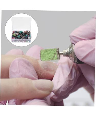 Housoutil 1 Box Nail Polish Drill Nail Polish Kits Nails Gel Kit Fine Sanding Bands for Nail Drill Sanding Bits for Drill Nail Gel Nail Kit Sanding Bands Kit Sand Circle Manicure Accessories - Buy Online on GoSupps.com