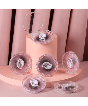 Self Adhesive Eyelashes - No Glue Needed Reusable & Easy to Use | 6 Pairs Natural Look 34 Types - Perfect for Effortless Makeup - Buy Online on GoSupps.com
