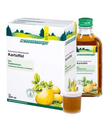 Buy Schoenenberger Potato Juice - 3X200 ml | Medicinal Plant Juice for Health | International Shipping Available - Buy Online on GoSupps.com