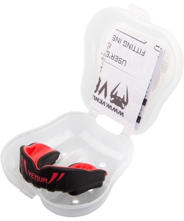 Venum Challenger Kids Mouthguard - Black/Red | Impact Protection for Young Athletes - Buy Online on GoSupps.com