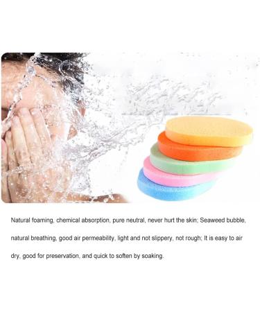 dijiusidy 10 Pieces Color Random Face Washing Sponge Discs Assortment Portable Makeup Cosmetic Pad Assorted Kit Cleaning Tool - Buy Online on GoSupps.com