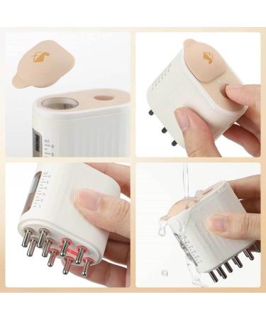 2 in 1 Electric Hair Oil Applicator & Scalp Massager | Smooth Root Comb for Easy Oil Application - Buy Online on GoSupps.com