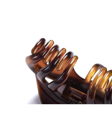 Youxuan 4 Inch Hair Claw for Women - Coffee | Strong Grip Hair Clip for Thick Hair - Buy Online on GoSupps.com