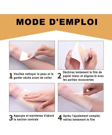 Autocollant Cicatrice Invisible Patch Peau Imperm able et Respirant pour Dissimulation Tatouage Correcteur Opaque Ultra Fin et Doux Ruban Camouflage Cicatrices et Marques Cutan es - Buy Online on GoSupps.com