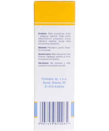 Propolis ointment 7 regenerating 20g Farmina Natura - Buy Online on GoSupps.com