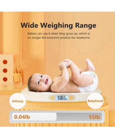 NUTRI FIT Digital Baby Scale Pet Scale Max 25kg/55lb Accurate Body Weight Height Measure with 5ft Measuring Tape Weighing in Pounds and Ounces for Newborn Babies Infants Toddlers Pets - Buy Online on GoSupps.com