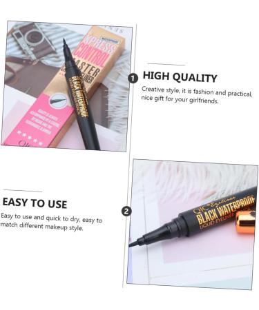 Angoily 4 Pcs Makeup Eyeliner Brown Eyeliner Waterproof Eye Liner Pencil Cosmetic Accessories No Smudge 1 count (Pack of 1) As Shownx2pcs - Buy Online on GoSupps.com
