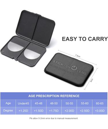 OKH 2-Pack Stick-On Reusable Adhesive Bifocal Lenses for Sunglasses - Clear 1.75X for Enhanced Vision - Buy Online on GoSupps.com