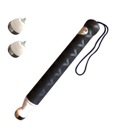 125cm/49in Black Ultrashort Telescopic Blind Cane - Titanium Alloy Walking Stick with Reflective Film - Adjustable Telescopic for The Hiking