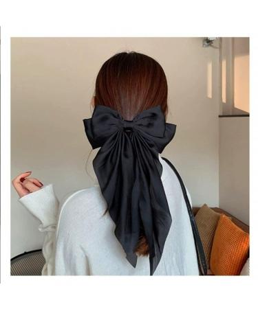 8 Pcs 8 Big Bows Hair Clips - Satin Fashion Hair Barrettes for Women and Girls - Buy Online on GoSupps.com