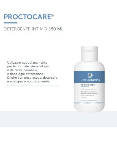  Dermovitamina Dermovitamina Proctocare Intimate Cleanser Intimate Hygiene Even with Hemorrhoids Soothing and Refreshing Intimate Soap With Vitamin E and Oat Protein Gently Cleanses 150 - Buy Online on GoSupps.com