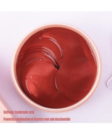 Brightening Eye Mask | Hyaluronic Acid & Caffeine Under Eye Patches for Puffy Eyes & Dark Circles | 60 Patches for Wrinkles & Under Eye Care - Buy Online on GoSupps.com