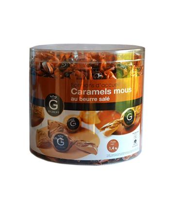 RIOBA Salted Butter Soft Caramel Welcome Sweets 1 x 420 Pieces - 1.4 kg