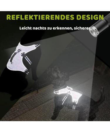 BELPRO Multi-Purpose Dog Harness - Escape Proof No Pull Reflective Adjustable Vest for Large Active Dogs - Durable Handle - Green S (1 Pack) - Buy Online on GoSupps.com