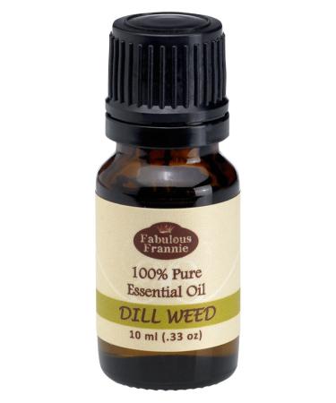 Fabulous Frannie Dill Weed 100% Pure Undiluted Essential Oil Therapeutic Grade - 10 ml. Great for Aromatherapy!