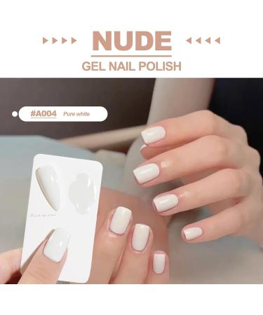 French Manicure Kit French Manicure Gel Polish Kit White Nail Polish French Tip French Manicure Gel Set with Nail Stamping Kit Soak Off UV/LED French Manicure Gift Set for Women Girl (Pink+Nude) - Buy Online on GoSupps.com