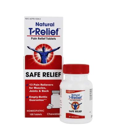 T-Relief Pain Relief Safe Relief Tablets 100 ea