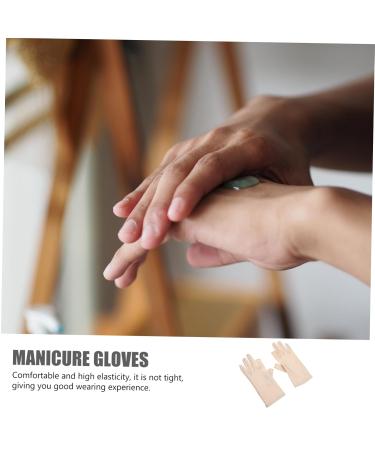 minkissy 1 Pair Ladies Sun Protection Gloves Manicure Glove - Resistant Gloves Gaming Gloves Light Gloves for Nail Lamp Summer Gloves Riding Glove Gel Anti Gloves Women's Fingerless Cloth 21x7.5x0.8cm - Buy Online on GoSupps.com