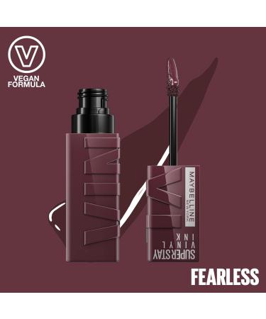 Maybelline SuperStay Vinyl Ink Liquid Lipstick - Fearless | Long-Lasting, Smudge-Free, Shine Finish - Buy Online on GoSupps.com