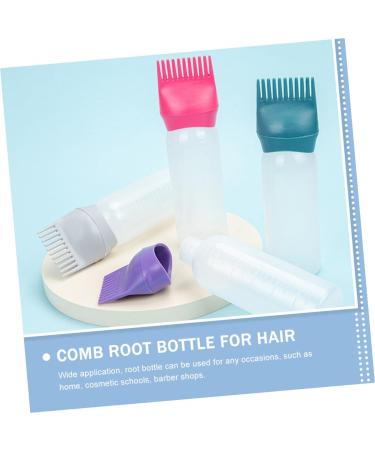 ABOOFAN 6 pi ces Bouteille Applicateur Racines Cheveux Flacons Plastique avec Peigne Int gr pour Coloration L ger R utilisable Pratique Domicile Vert Fonc Fonc  - Buy Online on GoSupps.com