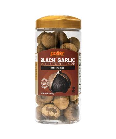 MW POLAR All Natural Whole Black Garlic 20 Ounce (566.99grams), Easy Peel, All Natural, Healthy Snack, Ready to eat, Chemical Free, Kosher Friendly, Vegan Snack 1.25 Pound (Pack of 1)