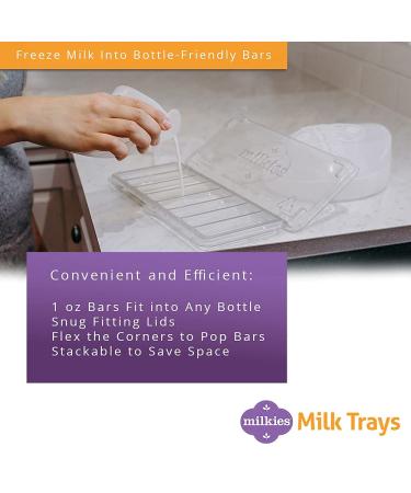 Fairhaven Health Milkies Milk Trays - Set of 2 for Easy Breast Milk Storage - Buy Online on GoSupps.com