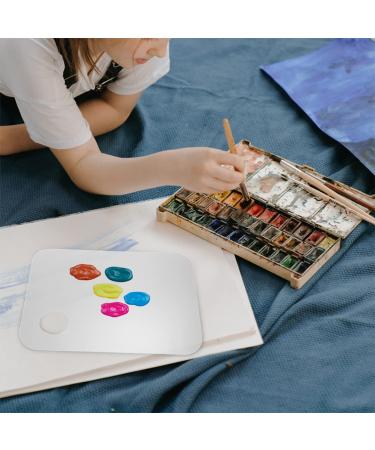 Beaupretty Color Palette Set - Korean Makeup Foundation Spatula & Artist Tools | Mix Colors with Acrylic & Metal Cosmetic Plates - Buy Online on GoSupps.com