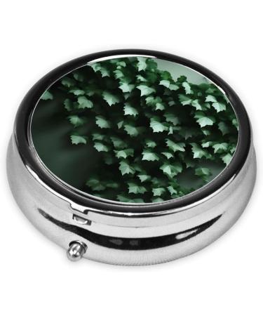 Green Creeperround Pill Box - 3 Compartment Organizer for Travel & Purse | Portable Pocket Pill Box - Buy Online on GoSupps.com