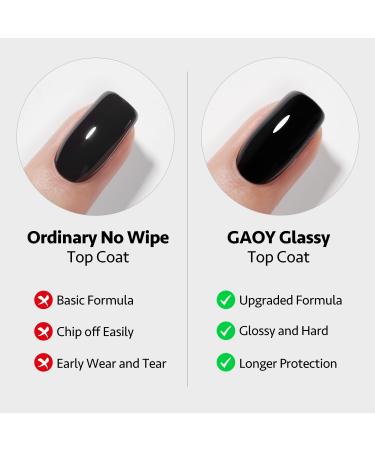 Gaoy Gel Nail Polish Set - 16ml 2 Pieces | No Wipe Primer & Glossy Finish | UV Light Cure | International Shipping - Buy Online on GoSupps.com