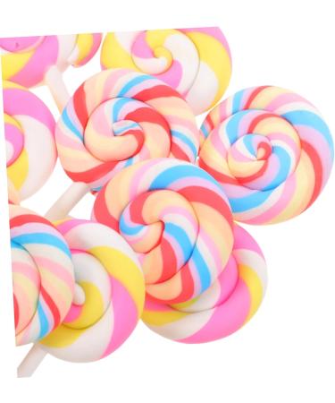 Gogogmee 20 Pcs Realistic Resin Lollipops Birthday Decorations for Boys and Girls Candy Models Random Style - Buy Online on GoSupps.com