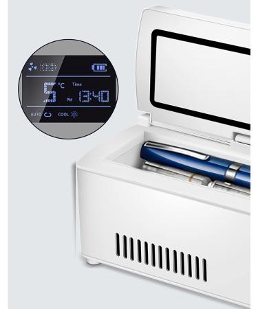 ZZBB LCD Display Insulin Cooler Case Portable Insulin Cooler Refrigerated Box Rechargeable Medicine Mini Fridge Cooler for Home Car Travel - Buy Online on GoSupps.com