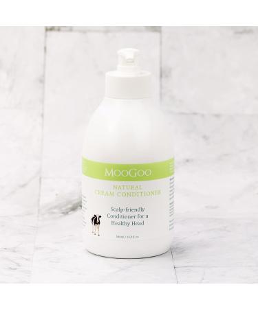 MooGoo Natural Cream Conditioner 500ml - Scalp-Friendly Sulfate-Free | International Shipping - Buy Online on GoSupps.com