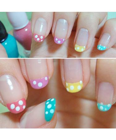 Pro 3 Styles French Nail Art Guide Tips Manicure Paper Stickers Stencil DIY Tool - Buy Online on GoSupps.com