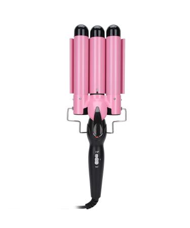 3 Barrel Curling Iron Wand Adjustable Hair Curler Waver Crimper 110V 240V Fast Heating Easy Temperature Adjustment Hair Styling Suitable for Wavy Hairstyles (28mm)