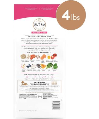 NUTRO ULTRA Small & Toy Breed Adult Dry Dog Food â€“ Premium Nutrition for Small Dogs - Buy Online on GoSupps.com