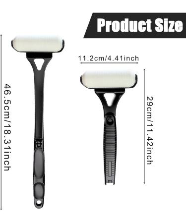 Lotion Applicator For Back Back Cream ApplicatorLong Handle Foldable Handle Roller Brush For Everyone Anointing Shower Black - Buy Online on GoSupps.com