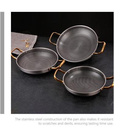 Angoily Frying Pan Griddle Honeycomb Non Stick Fry Pan Household Skillet Honeycomb Skillet Fry Pan for Outdoor Cooking Fry Pans for Cooking Stainless Steel Cooking Utensils 26c - Buy Online on GoSupps.com
