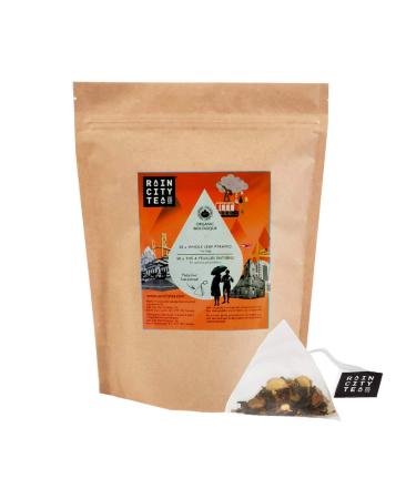 Main St. Chai Organic Black Tea Bags - 50 Compostable Whole Leaf Chai Tea Bags - USDA Certified l Cellulose Inner Packaging l