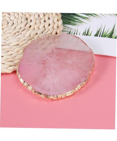 Gogogmee Nail Gel Nail Rest Stand Resin Nail Round Cosmetic Painting Palette Makeup Palette Make up Nail Set Pink Medium - Buy Online on GoSupps.com