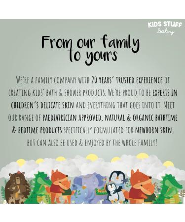 Kids Stuff Baby Shampoo 300ml - Natural & Organic | Dermatologist & Pediatrician Approved | Vegan & Cruelty-Free - Buy Online on GoSupps.com