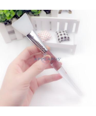 Facial Mask Brush - APPEARUS Silicone Applicator with Plastic Handle | Perfect for Smooth Application & Hairless Use - 1 Pc - Buy Online on GoSupps.com