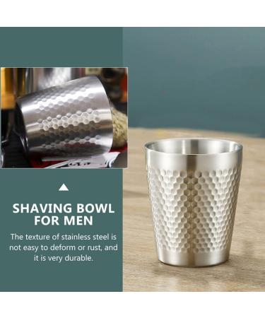 Premium Stainless Steel Shaving Cup | Durable Metal Foam Shell for Perfect Shaves | International Shipping Available - Buy Online on GoSupps.com
