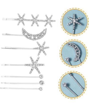 minkissy 5 Sets Fringe Bobby Pin Rhinestone Bobby Pins Hair Pin Bangs Hair Clip Barrettes for Women Womens Hair Clips Hair Clips for Girls Rhinestone Barrettes Hair Barrettes Rhinestones - Buy Online on GoSupps.com