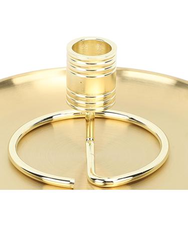 Moxa Coil Holder - Round Base Removable Collector for Safe Moxibustion | Compact Gold Design - Buy Online on GoSupps.com