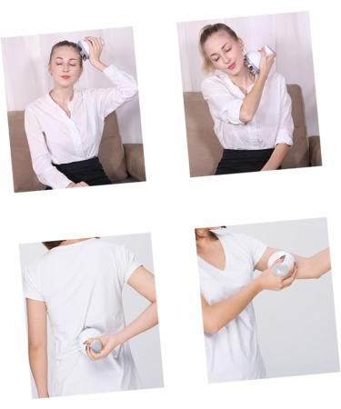 GLEAVI 2pcs Scalp Massager Tool - Head Massage Brush Claws - Abs White - Enhance Relaxation & Health - Buy Online on GoSupps.com